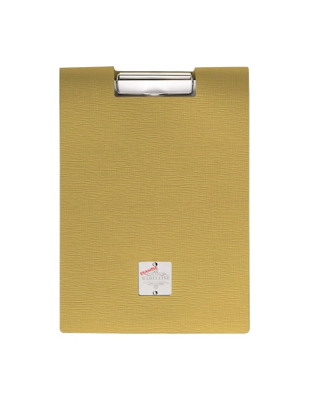 CITY MENU porta menu A4 etichetta METAL "personalizzata" (minimo 18 pezzi) molla ferma fogli CHEF OCRA