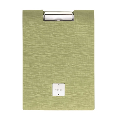 CITY porta blocco A4 etichetta METAL STANDARD "notes" molla ferma fogli CHEF SALVIA
