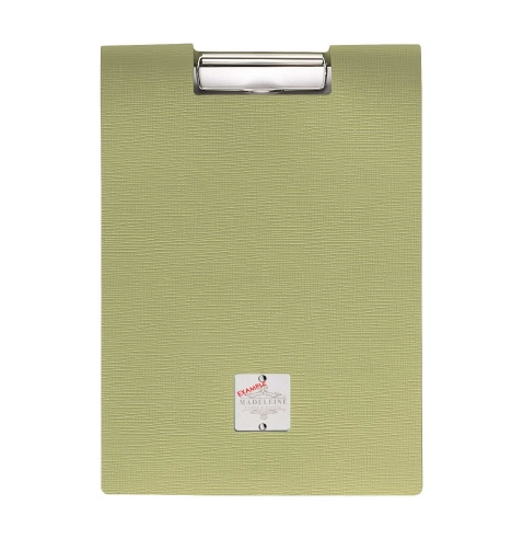 CITY MENU porta menu A4 etichetta METAL "personalizzata" (minimo 18 pezzi) molla ferma fogli CHEF SALVIA