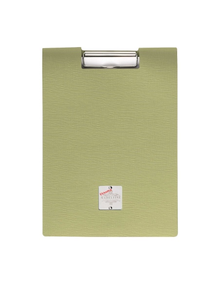 CITY MENU porta menu A4 etichetta METAL "personalizzata" (minimo 18 pezzi) molla ferma fogli CHEF SALVIA
