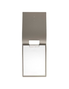 CITY MENU porta menu A4 etichetta METAL "personalizzata" (minimo 18 pezzi) molla ferma fogli CHEF TORTORA