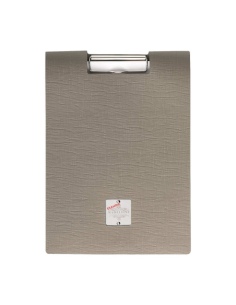 CITY MENU porta menu A4 etichetta METAL "personalizzata" (minimo 18 pezzi) molla ferma fogli CHEF TORTORA 2