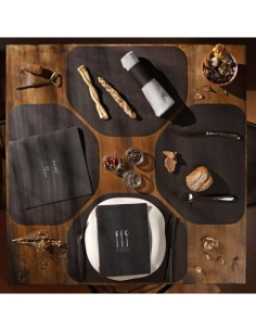 PLACEMATS TETRIS 45x34 cm single piece CHEF BROWN 2