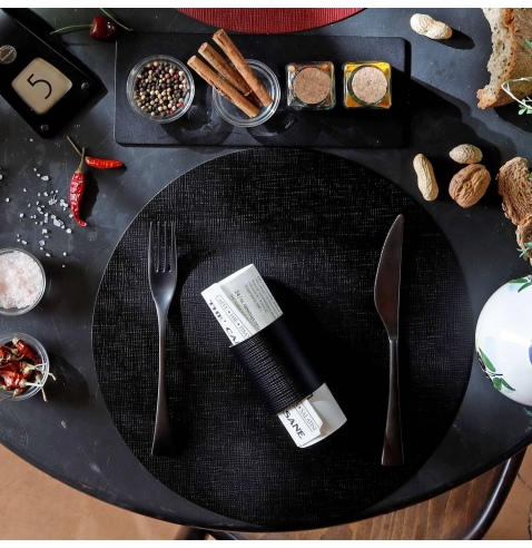 SOTTO PIATTI 32 cm pezzo singolo CHEF NERO