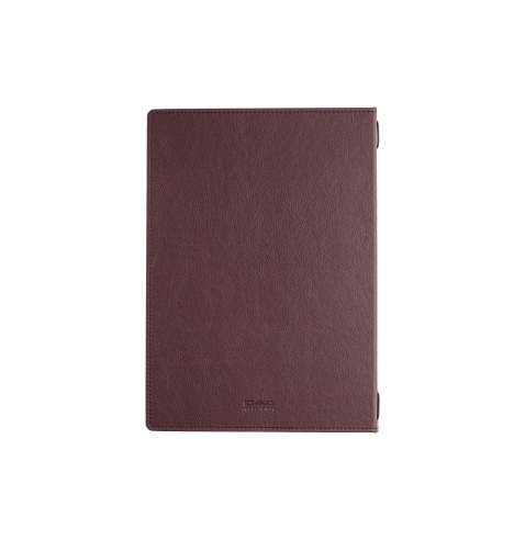 Porta Menu GOURMET A4 (23,2x32 cm) - 2 buste (4 facciate) elastico nero - scritta menu - colore BORDEAUX