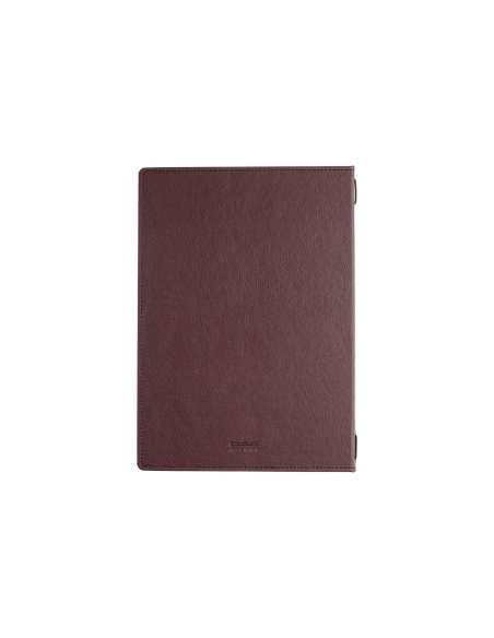 Porta Menu GOURMET A4 (23,2x32 cm) - 2 buste (4 facciate) elastico nero - scritta menu - colore BORDEAUX