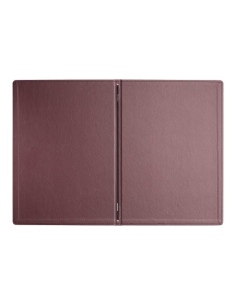 Porta Menu GOURMET A4 (23,2x32 cm) - solo elastico - scritta menu - colore BORDEAUX 2