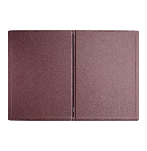 Porta Menu GOURMET A4 (23,2x32 cm) - solo elastico - scritta menu - colore BORDEAUX