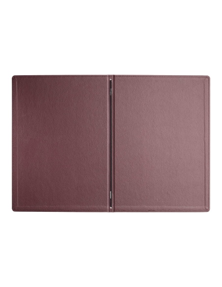 Porta Menu GOURMET A4 (23,2x32 cm) - solo elastico - scritta menu - colore BORDEAUX