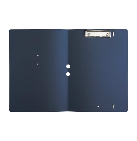 DESK PORTFOLIO cartelletta porta blocco etichetta METAL STANDARD "notes" CHEF BLU