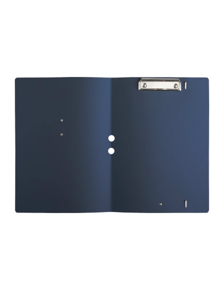DESK PORTFOLIO cartelletta porta blocco etichetta METAL STANDARD "notes" CHEF BLU