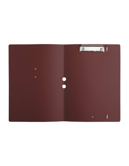 DESK PORTFOLIO cartelletta porta blocco etichetta METAL STANDARD "notes" CHEF BORDEAUX