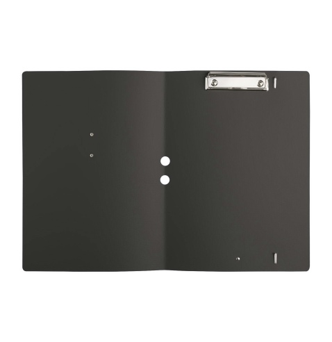 DESK PORTFOLIO cartelletta porta blocco etichetta METAL STANDARD "notes" CHEF NERO
