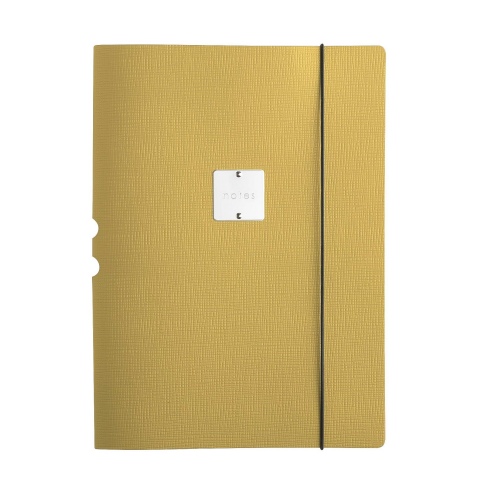DESK PORTFOLIO cartelletta porta blocco etichetta METAL STANDARD "notes" CHEF OCRA