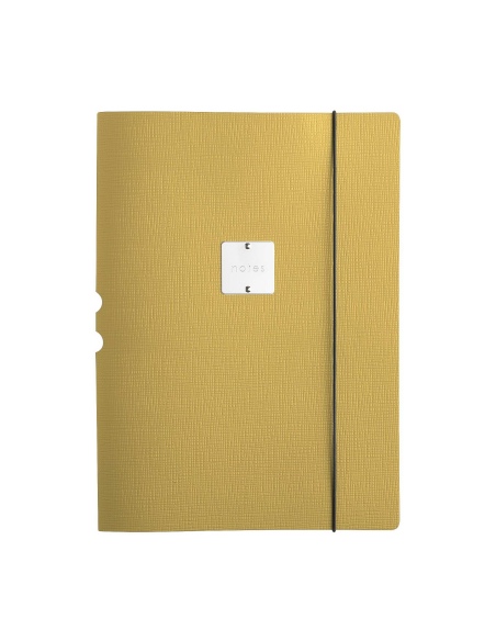 DESK PORTFOLIO cartelletta porta blocco etichetta METAL STANDARD "notes" CHEF OCRA