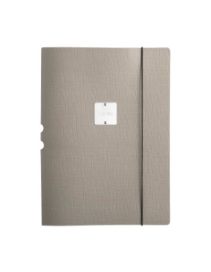 DESK PORTFOLIO cartelletta porta blocco etichetta METAL STANDARD "notes" CHEF TORTORA