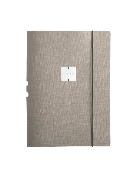 DESK PORTFOLIO cartelletta porta blocco etichetta METAL STANDARD "notes" CHEF TORTORA
