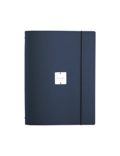 FOLDER raccoglitore ad anelli etichetta METAL STANDARD "notes" CHEF BLU