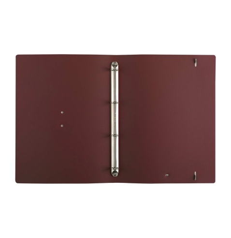 FOLDER raccoglitore ad anelli etichetta METAL STANDARD "notes" CHEF BORDEAUX