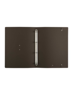 FOLDER raccoglitore ad anelli etichetta METAL STANDARD "notes" CHEF MARRONE 2