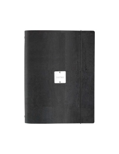 FOLDER raccoglitore ad anelli etichetta METAL STANDARD "notes" SUGHERO NERO sp. 2.5