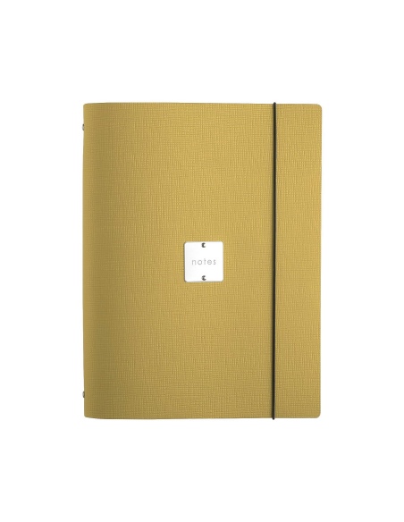 FOLDER raccoglitore ad anelli etichetta METAL STANDARD "notes" CHEF OCRA