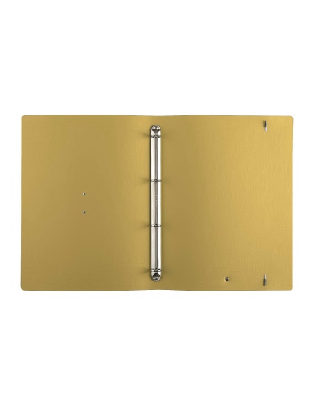 FOLDER raccoglitore ad anelli etichetta METAL STANDARD "notes" CHEF OCRA