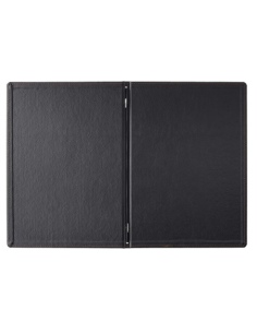 Porta Menu GOURMET A4 (23,2x32 cm) - solo elastico - scritta menu - colore NERO 2