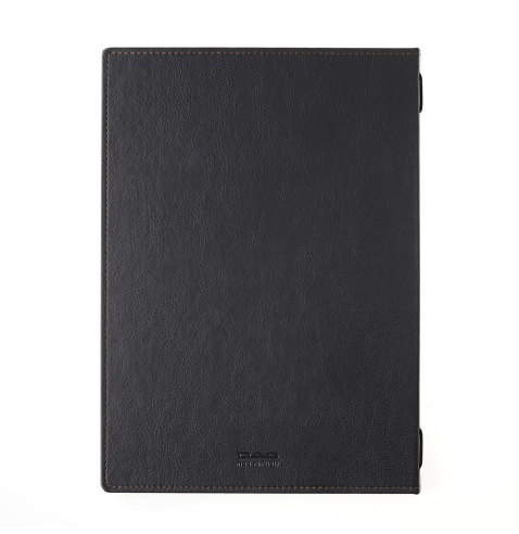 Porta Menu GOURMET A4 (23,2x32 cm) - cornicetta (4 facciate) - scritta menu - colore NERO
