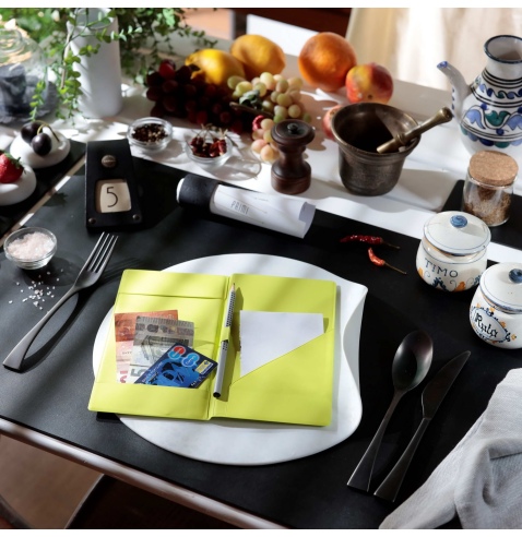 OUTLET - Porta conto in PVC termosaldato - colore verde