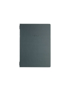 Porta Menu GOURMET A4 (23,2x32 cm) - 2 buste (4 facciate) elastico ner 2
