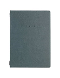 Porta Menu GOURMET A4 (23,2x32 cm) - solo elastico - scritta menu - colore VERDE