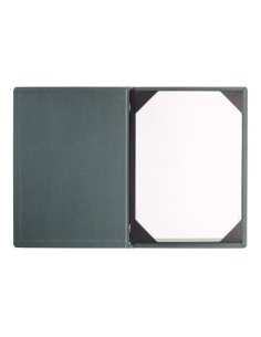 Porta Menu GOURMET A4 (23,2x32 cm) - cornicetta (4 facciate) - scritta menu - colore VERDE 2