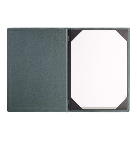 Porta Menu GOURMET A4 (23,2x32 cm) - cornicetta (4 facciate) - scritta menu - colore VERDE
