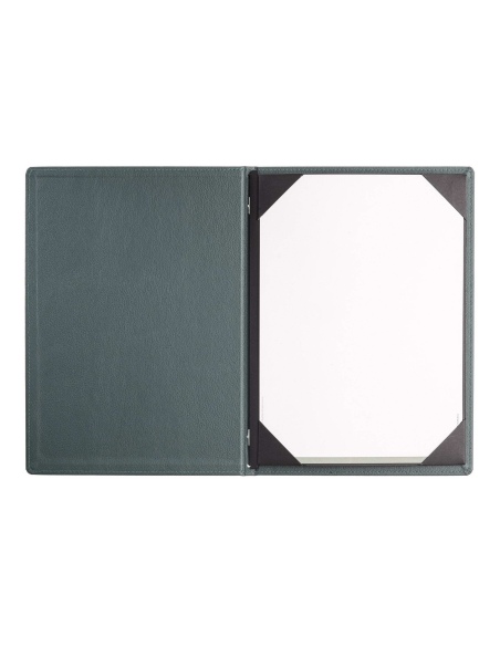 Porta Menu GOURMET A4 (23,2x32 cm) - cornicetta (4 facciate) - scritta menu - colore VERDE