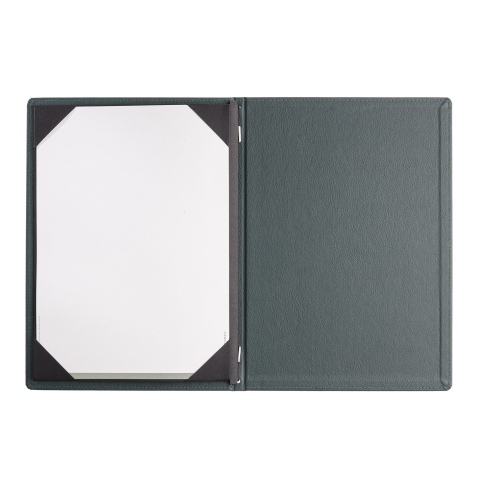 Porta Menu GOURMET A4 (23,2x32 cm) - cornicetta (4 facciate) - scritta menu - colore VERDE