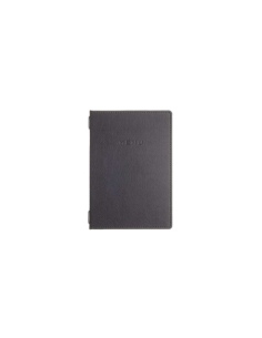 Porta Menu GOURMET A5 (16,5x23,4 cm) - solo elastico - scritta menu - colore NERO