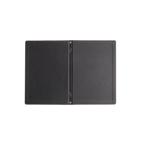 Porta Menu GOURMET A5 (16,5x23,4 cm) - solo elastico - scritta menu - colore NERO
