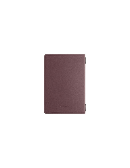 Porta Menu GOURMET A5 (16,5x23,4 cm) - 2 buste (4 facciate) elastico nero - scritta menu - colore BORDEAUX
