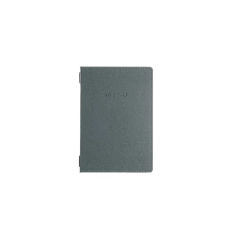 Porta Menu GOURMET A5 (16,5x23,4 cm) - solo elastico - scritta menu - colore VERDE