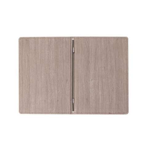 Porta Menu WOOD A5 (16,5x23,4 cm) - solo elastico - senza scritta - colore NOCE