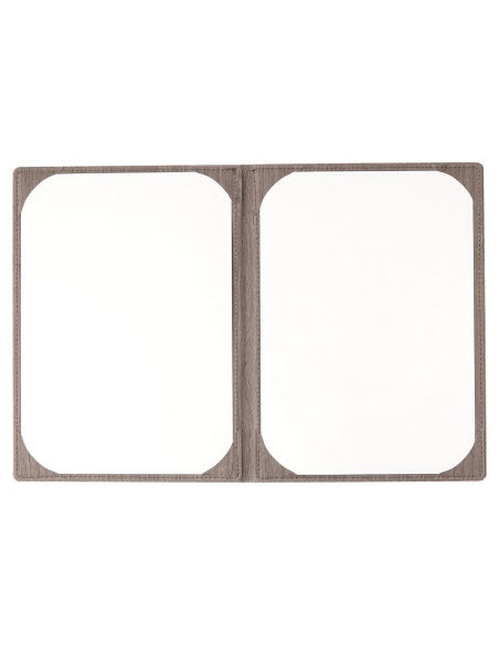 Porta Menu WOOD A4 (23x31,3 cm) - 2 ANTE - senza scritta - colore NOCE