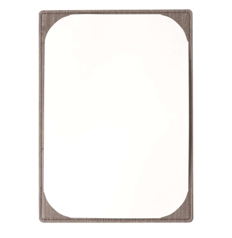 Porta Menu WOOD A4 (23x31,3 cm) - MONOANTA - senza scritta - colore NOCE