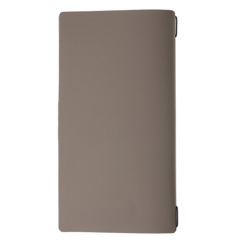 Porta Menu A4 SLIM (17,4x31,8 cm) etichetta PATCH "menu" 2 buste (4 facciate) elastico nero BICOLOR SABBIA