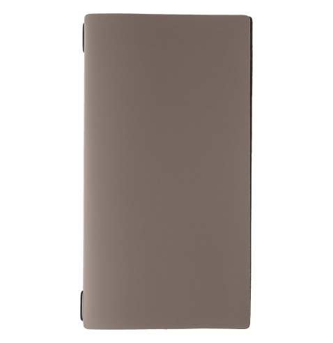 Porta Menu A4 SLIM (17,4x31,8 cm) senza etichetta solo elastico nero BICOLOR SABBIA