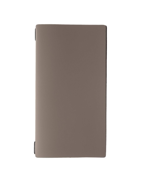 Porta Menu A4 SLIM (17,4x31,8 cm) senza etichetta solo elastico nero BICOLOR SABBIA