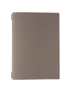Porta Menu A4 (23,2x31,8 cm) senza etichetta solo elastico nero BICOLOR SABBIA