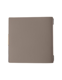 Porta Menu QUADRATO (23x23,1 cm) etichetta PATCH "personalizzata" (minimo 18 pezzi) 2 buste (4 facciate) elastico nero BICOLOR S 2