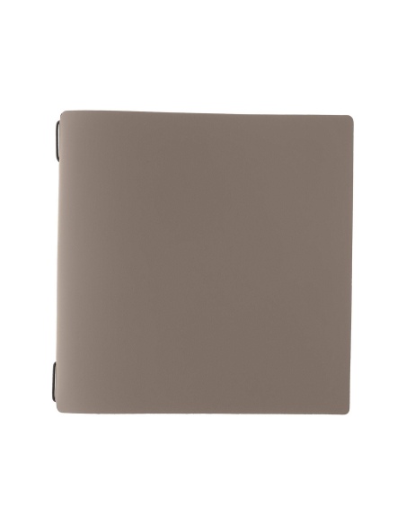 Porta Menu QUADRATO (23x23,1 cm) senza etichetta solo elastico nero BICOLOR SABBIA
