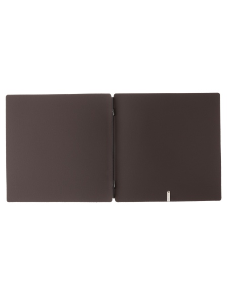 Porta Menu QUADRATO (23x23,1 cm) senza etichetta solo elastico nero BICOLOR SABBIA
